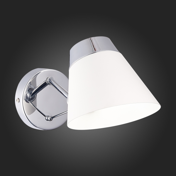 SLE155801-01 Светильник настенный Хром/Белый E14 1*40W VARIO, изображение 5