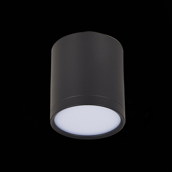 ST113.442.05 Светильник потолочный Черный LED 1*5W 4000K 390Lm Ra&gt;80 120° IP20 D68xH75 170-240V Накладные светильники, изображение 4