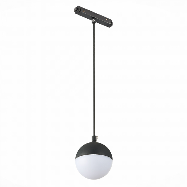 ST358.443.07 Магнитный трековый светильник подвесной Черный LED 1*7W 4000K 520Lm Ra&gt;80 120° IP20 D90xH90 48V SKYLINE 48, изображение 3