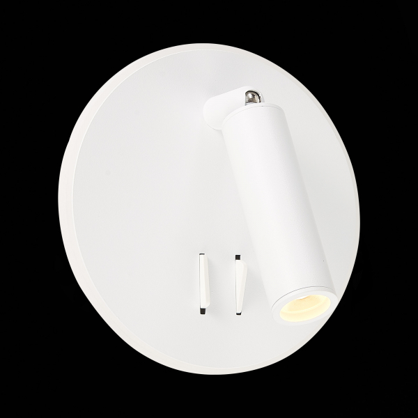 SL1586.513.01 Светильник настенный Белый LED 1*8W 3000K 624Lm Ra&gt;80 24° IP20 L-xW155xH155 170-240V Настенные светильники, изображение 6