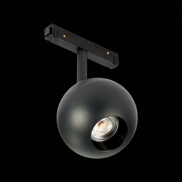 ST354.436.12 Магнитный трековый светильник Черный LED 1*12W 3000K 680Lm Ra&gt;80 36° IP20 L120xW100xH195 48V SKYLINE 48, изображение 6