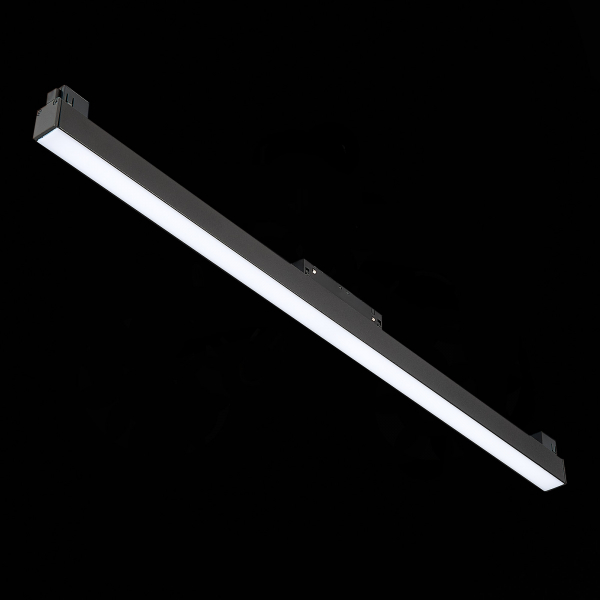 ST360.436.15 Магнитный трековый светильник Черный LED 1*15W 3000K 975Lm Ra&gt;90 120 IP20 L606xW22xH44 48V SKYLINE 48, изображение 6
