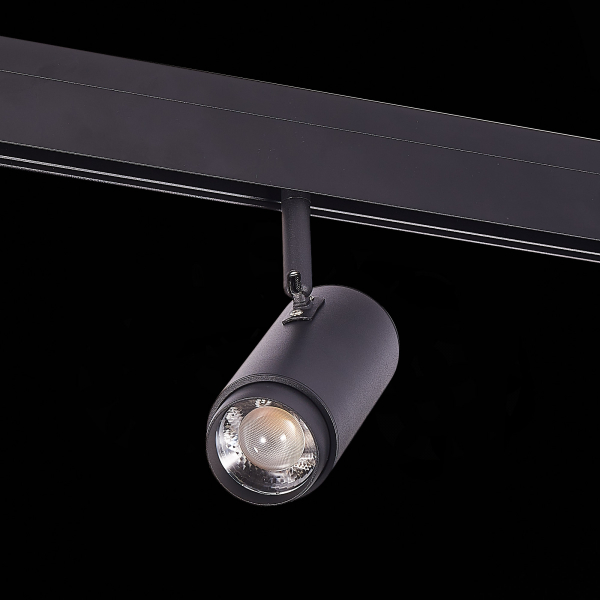 ST357.446.06 Магнитный трековый светильник ZOOM Черный LED 1*6W 4000K 667Lm Ra&gt;90 10-60° IP20 L137xW59xH178 48V SKYLINE 48, изображение 5