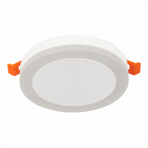 ST104.542.06 Светильник встраиваемый Белый LED 1*6W 4000K 468Lm Ra&gt;80 120° IP20 D110xH20 170-240V Встраиваемые светильники, изображение 2