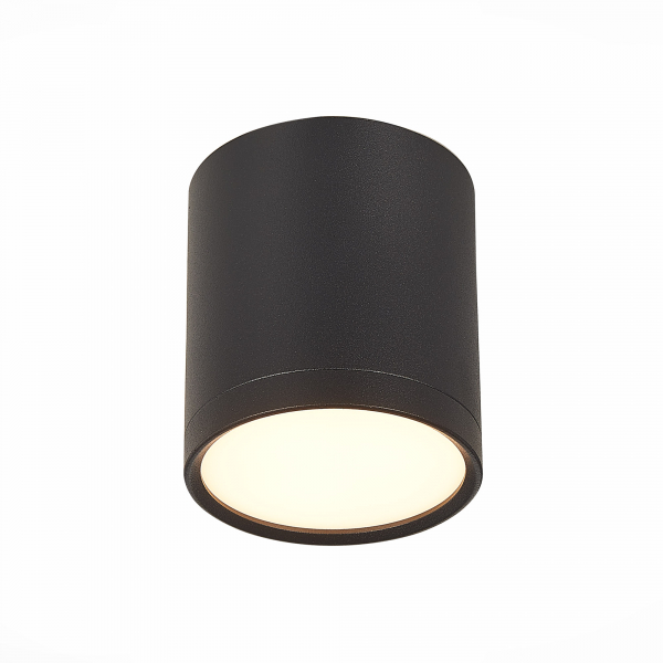 ST113.432.05 Светильник потолочный Черный LED 1*5W 3000K 390Lm Ra&gt;80 120° IP20 D68xH75 170-240V Накладные светильники