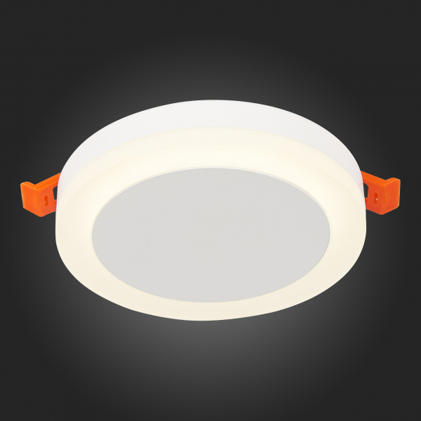 ST104.542.06 Светильник встраиваемый Белый LED 1*6W 4000K 468Lm Ra&gt;80 120° IP20 D110xH20 170-240V Встраиваемые светильники, изображение 7