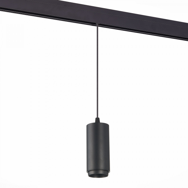 ST357.433.06 Магнитный трековый светильник подвесной ZOOM Черный LED 1*6W 3000K 667Lm Ra&gt;80 10-60° IP20 D60xH120 48V SKYLINE 48, изображение 2