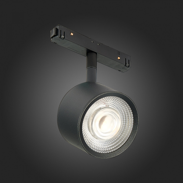 ST353.436.06 Магнитный трековый светильник Черный LED 1*6W 3000K 560Lm Ra&gt;90 36° IP20 L120xW81xH138 48V SKYLINE 48, изображение 9
