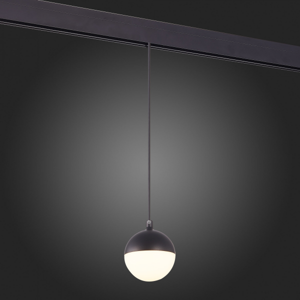 ST358.443.07 Магнитный трековый светильник подвесной Черный LED 1*7W 4000K 520Lm Ra&gt;80 120° IP20 D90xH90 48V SKYLINE 48, изображение 7