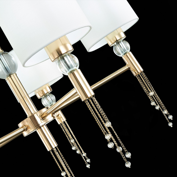 SLE105153-05 Светильник подвесной Золотистый/Белый E27 5*60W PRIMMA, изображение 6