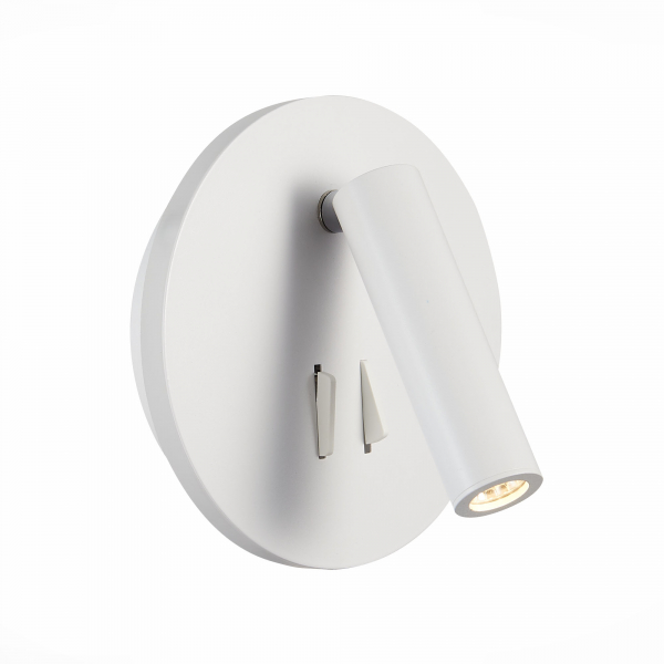 SL1586.513.01 Светильник настенный Белый LED 1*8W 3000K 624Lm Ra&gt;80 24° IP20 L-xW155xH155 170-240V Настенные светильники, изображение 3