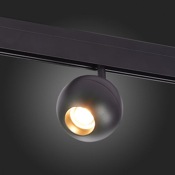 ST354.446.12 Магнитный трековый светильник Черный LED 1*12W 4000K 680Lm Ra&gt;80 36° IP20 L120xW100xH195 48V SKYLINE 48, изображение 7