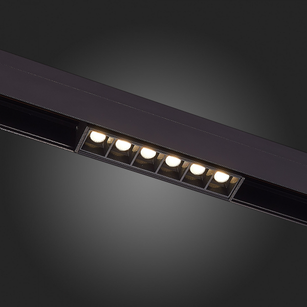 ST361.436.06 Магнитный трековый светильник Черный LED 1*6W 3000K 532Lm Ra&gt;90 36° IP20 L115xW22xH44 48V SKYLINE 48, изображение 7