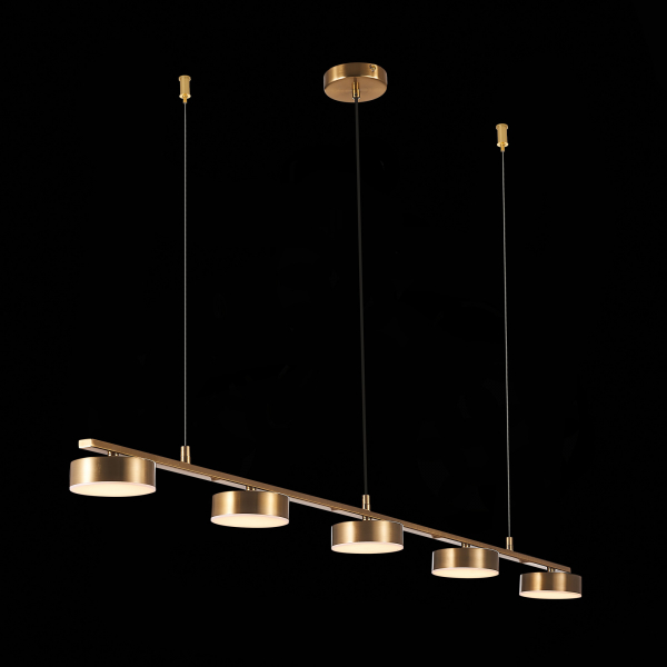SL6000.303.05 Светильник подвесной ST-Luce Латунь/Латунь LED 5*7W 3000K PANCES, изображение 6