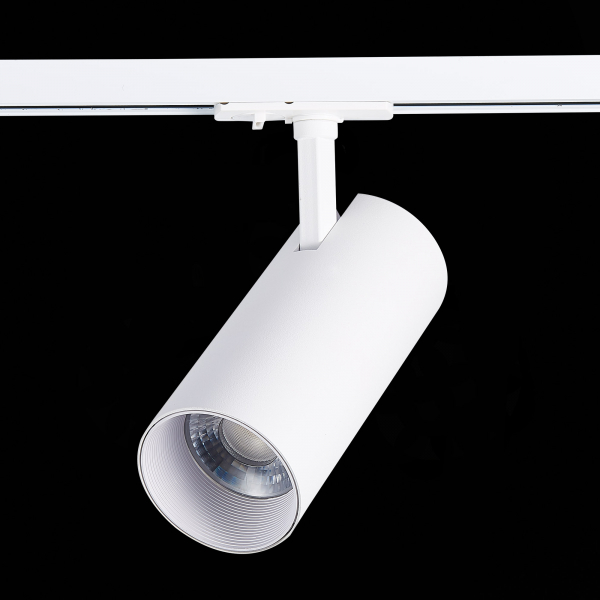 ST350.536.30.36 Св-к трек. Белый LED 1*30W 3000K 2 700Lm Ra?90 36° IP20 L177xW77xH204 100-240V Однофазная трековая система, изображение 5