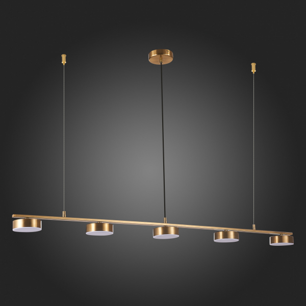 SL6000.303.05 Светильник подвесной ST-Luce Латунь/Латунь LED 5*7W 3000K PANCES, изображение 8