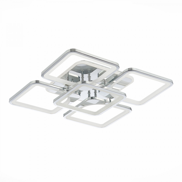 SLE500412-05RGB Светильник потолочный Хром/Белый LED 1*170W RGB 10W 3000-6000K VALIA, изображение 4