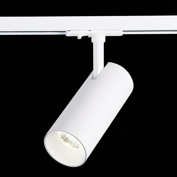 ST350.536.20.36 Св-к трек. Белый LED 1*20W 3000K 1 800Lm Ra?80 36° IP20 L158xW65xH193 100-240V Однофазная трековая система, изображение 4