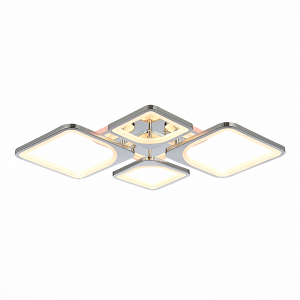 SLE500312-04RGB Светильник потолочный Хром/Белый LED 1*112W RGB 8W 3000-6000K GIURA, изображение 2