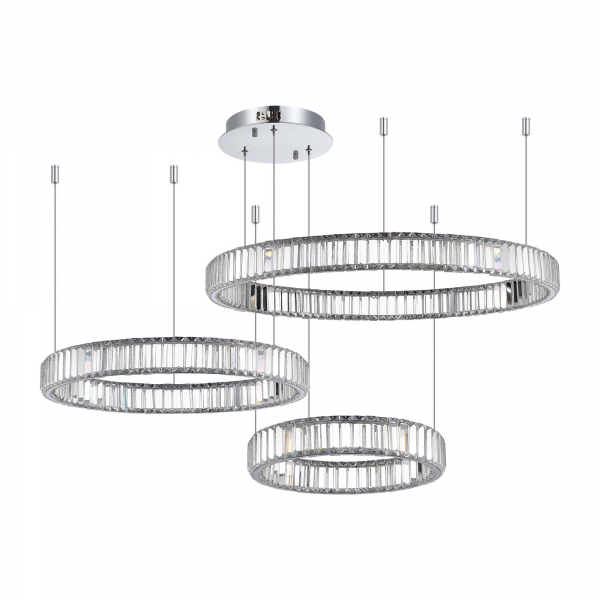 SL1622.113.03 Люстра подвесная ST-Luce Хром/Прозрачный LED 1*122W 4000K TIVOLI, изображение 2