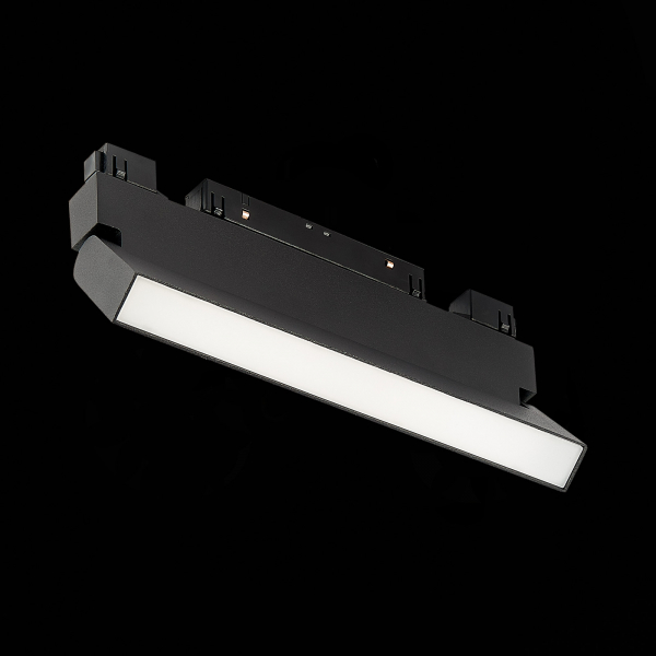 ST363.446.12 Магнитный трековый светильник Черный LED 1*12W 4000K 720Lm Ra&gt;90 120 IP20 L219xW22xH108 48V SKYLINE 48, изображение 6