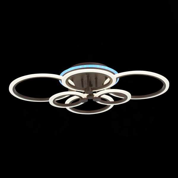 SLE500572-06RGB Светильник потолочный Кофейный/Белый LED 1*132W RGB 8W 3000-6000K CERINA, изображение 7