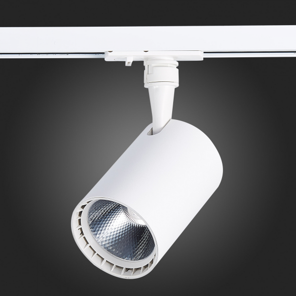 ST351.536.15.36 Св-к трек. Белый LED 1*15W 3000K 1 350Lm Ra?90 36° IP20 L118xW78xH174 100-240V Однофазная трековая система, изображение 8