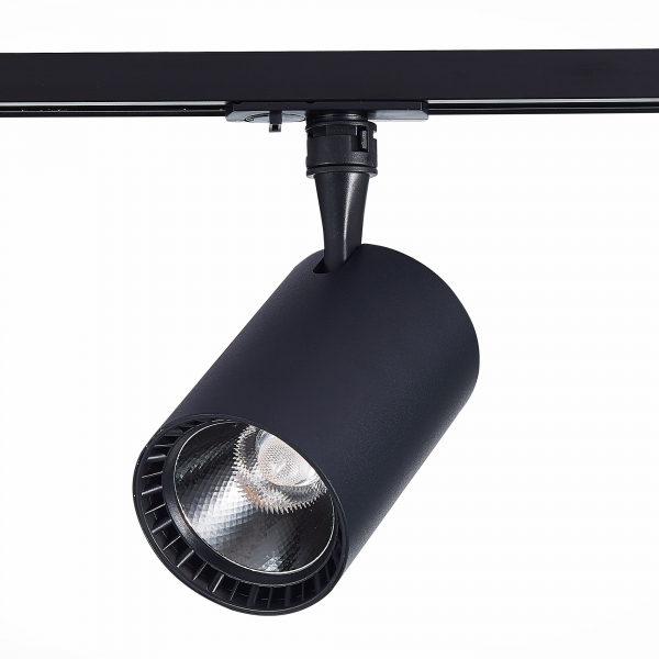 ST351.446.20.36 Св-к трек. Черный LED 1*20W 4000K 1 800Lm Ra?90 36° IP20 L118xW78xH174 100-240V Однофазная трековая система, изображение 2