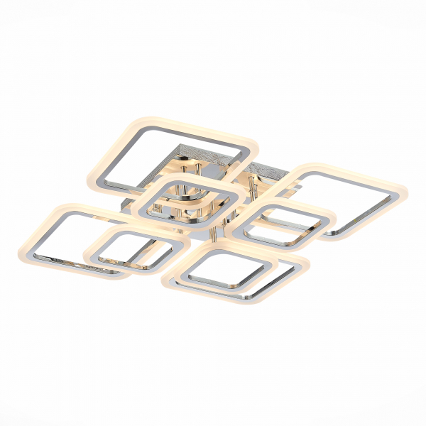 SLE200412-08 Светильник потолочный Хром/Белый LED 1*176W 3000-6000K QUTRO, изображение 2