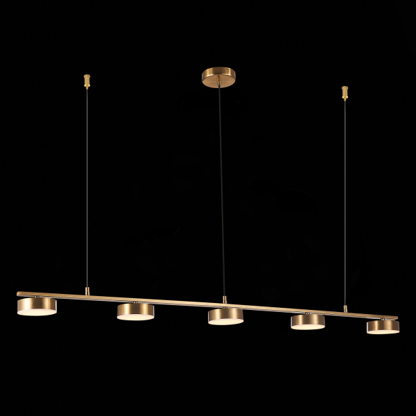 SL6000.303.05 Светильник подвесной ST-Luce Латунь/Латунь LED 5*7W 3000K PANCES, изображение 4