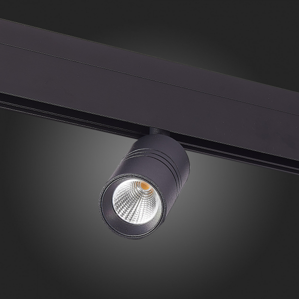 ST365.446.07 Магнитный трековый светильник Черный LED 1*7W 4000K 595Lm Ra&gt;90 36° IP20 D44xH90 48V SKYLINE 48, изображение 8