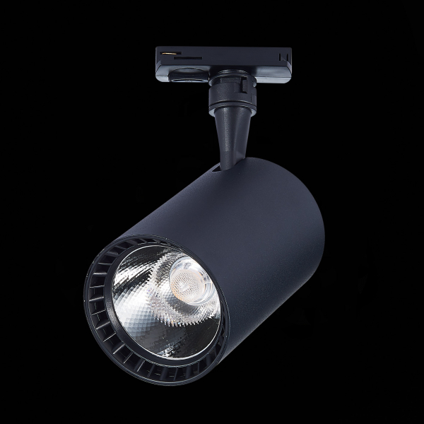 ST351.436.30.36 Св-к трек. Черный LED 1*30W 3000K 2 700Lm Ra?90 36° IP20 L139xW89xH194 100-240V Однофазная трековая система, изображение 6