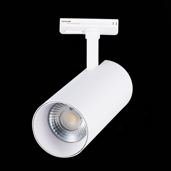 ST350.546.30.36 Св-к трек. Белый LED 1*30W 4000K 2 700Lm Ra?90 36° IP20 L177xW77xH204 100-240V Однофазная трековая система, изображение 6