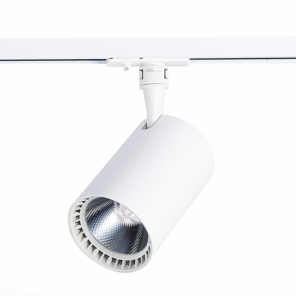 ST351.546.30.36 Св-к трек. Белый LED 1*30W 4000K 2 700Lm Ra?90 36° IP20 L139xW89xH194 100-240V Однофазная трековая система, изображение 2