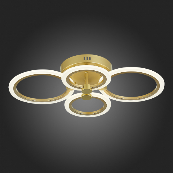 SLE500522-04 Светильник потолочный Золотистый/Белый LED 1*72W 3000-6000K CERINA, изображение 8