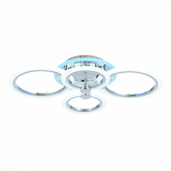 SLE500512-04RGB Светильник потолочный Хром/Белый LED 1*72W RGB 7W 3000-6000K CERINA, изображение 3