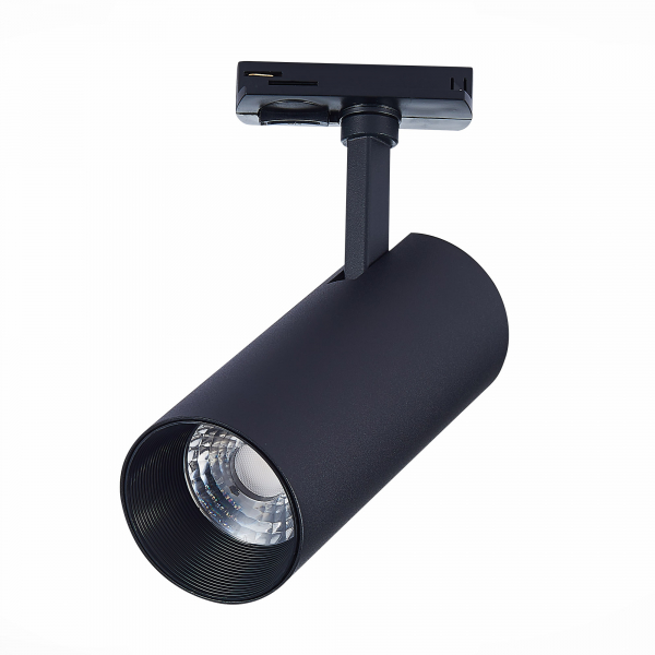 ST350.446.20.36 Св-к трек. Черный LED 1*20W 4000K 1 800Lm Ra?90 36° IP20 L158xW65xH193 100-240V Однофазная трековая система, изображение 3