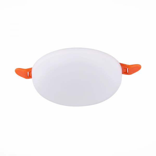 ST700.538.08 Св-к встр. Белый LED 1*8W 3000K 690Lm Ra80 180° IP44 D90xH20 85-265V Встраиваемые светильники, изображение 2