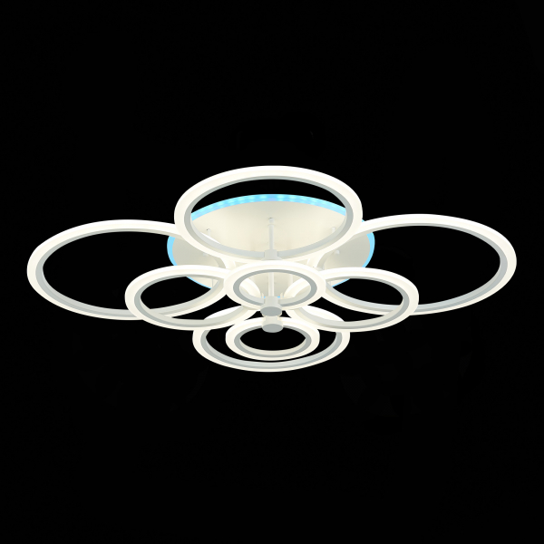 SLE500552-08RGB Светильник потолочный Белый/Белый LED 1*212W RGB 15W 3000-6000K CERINA, изображение 7