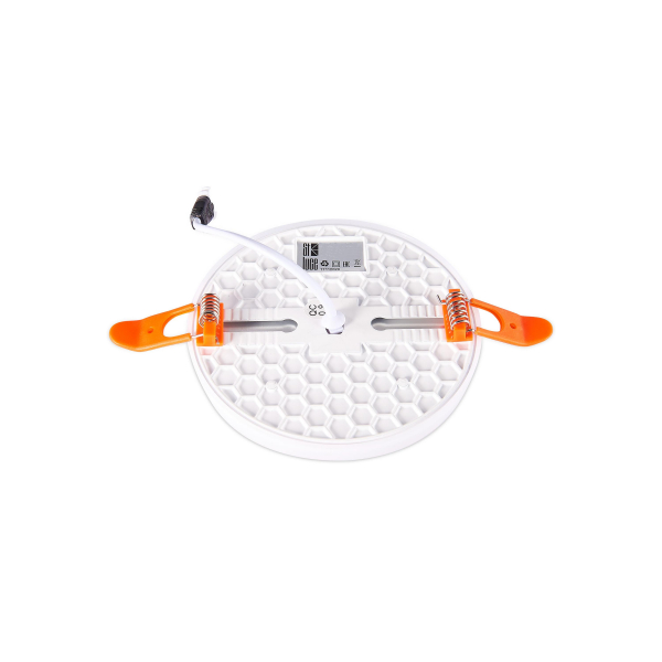 ST700.538.08 Св-к встр. Белый LED 1*8W 3000K 690Lm Ra80 180° IP44 D90xH20 85-265V Встраиваемые светильники, изображение 5