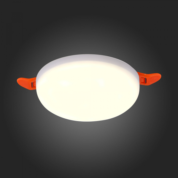 ST700.538.08 Св-к встр. Белый LED 1*8W 3000K 690Lm Ra80 180° IP44 D90xH20 85-265V Встраиваемые светильники, изображение 9