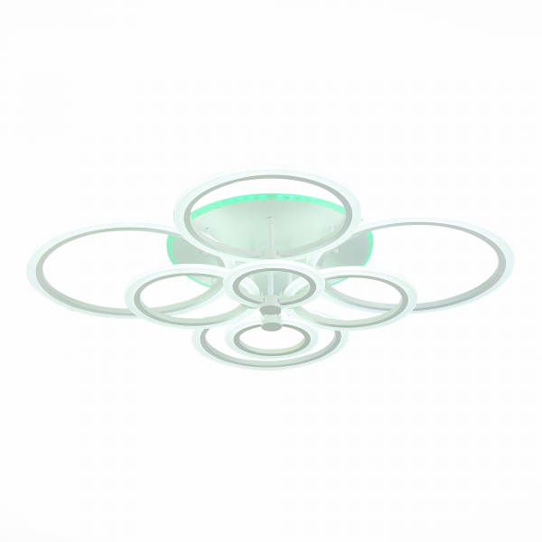 SLE500552-08RGB Светильник потолочный Белый/Белый LED 1*212W RGB 15W 3000-6000K CERINA, изображение 3