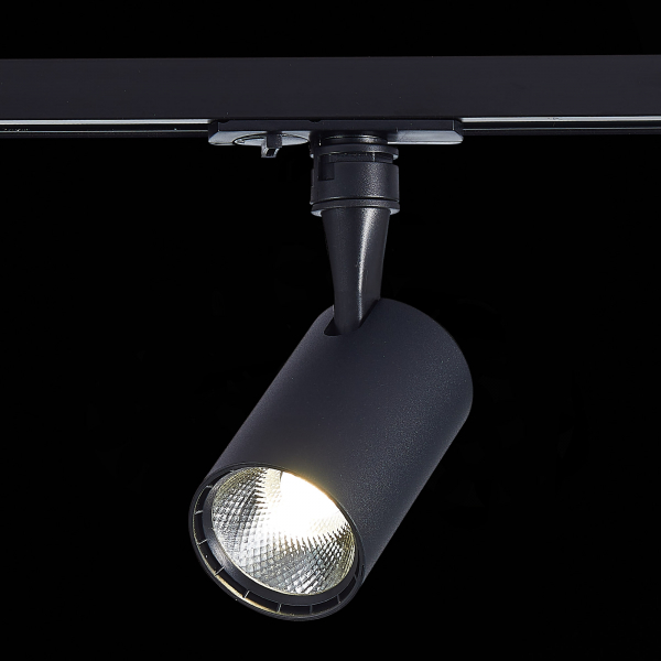 ST351.446.10.36 Св-к трек. Черный LED 1*10W 4000K 900Lm Ra?90 36° IP20 L98xW59xH154 100-240V Однофазная трековая система, изображение 4