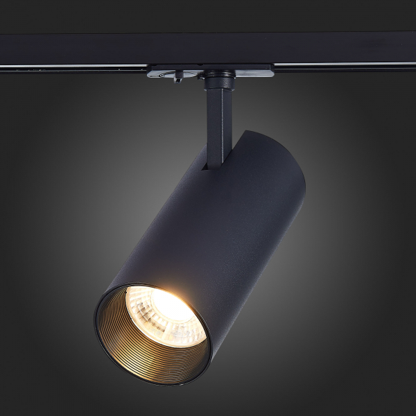 ST350.436.30.36 Св-к трек. Черный LED 1*30W 3000K 2 700Lm Ra?90 36° IP20 L177xW77xH204 100-240V Однофазная трековая система, изображение 7