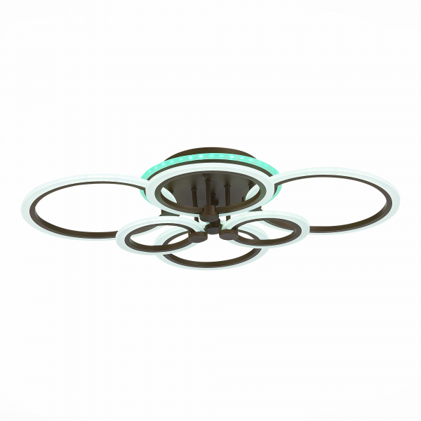 SLE500572-06RGB Светильник потолочный Кофейный/Белый LED 1*132W RGB 8W 3000-6000K CERINA, изображение 3