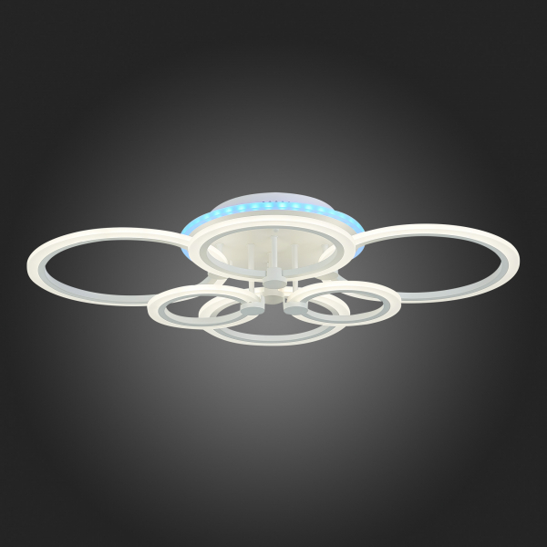 SLE500552-06RGB Светильник потолочный Белый/Белый LED 1*132W RGB 8W 3000-6000K CERINA, изображение 8