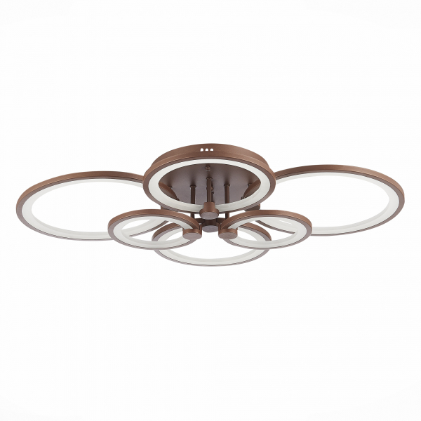 SLE200372-06 Светильник потолочный Кофейный/Белый LED 1*168W 3000-6000K LETO, изображение 4