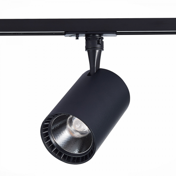 ST351.446.15.36 Св-к трек. Черный LED 1*15W 4000K 1 350Lm Ra?90 36° IP20 L118xW78xH174 100-240V Однофазная трековая система, изображение 2