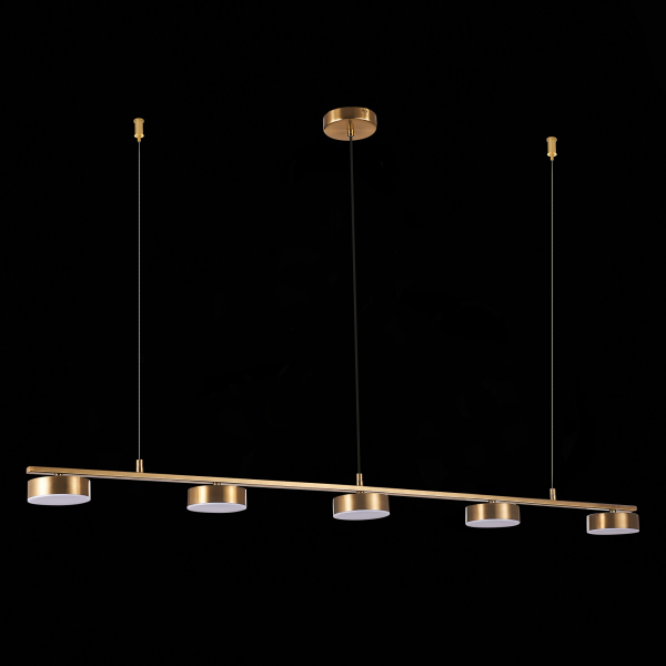SL6000.303.05 Светильник подвесной ST-Luce Латунь/Латунь LED 5*7W 3000K PANCES, изображение 5