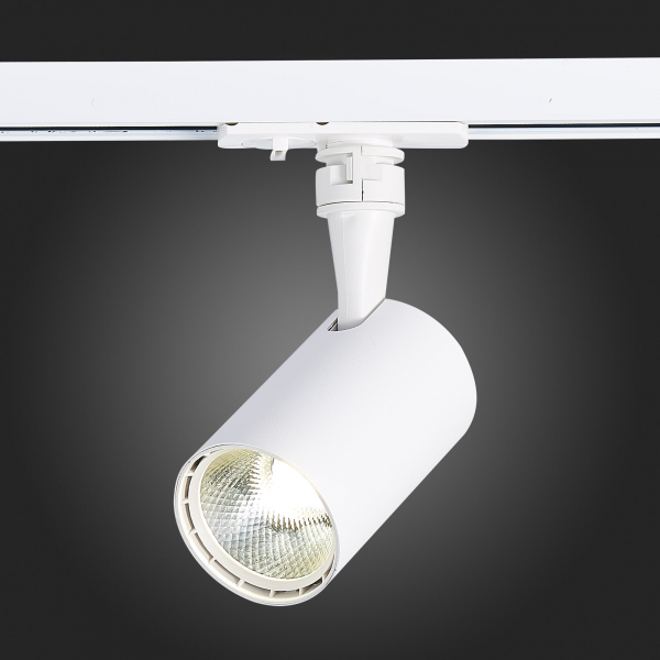 ST351.536.10.36 Св-к трек. Белый LED 1*10W 3000K 900Lm Ra?90 36° IP20 L98xW59xH154 100-240V Однофазная трековая система, изображение 7